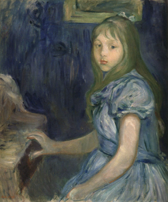Berthe Morisot, Lucie Léon at the Piano, oil on canvas, 1892 Collection of the Seattle Art Museum