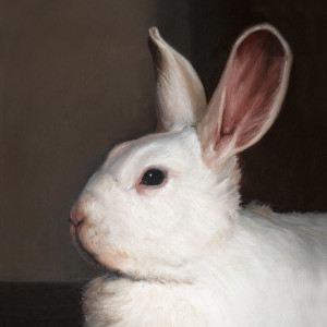 visit the Monthly Miniature series: oil paintings rabbits, people, and farm animals (horses, chickens, dogs, cats and more)