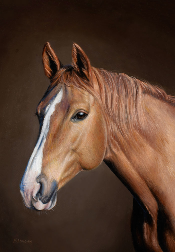 horse portrait painting Archives - REBECCA LUNCAN