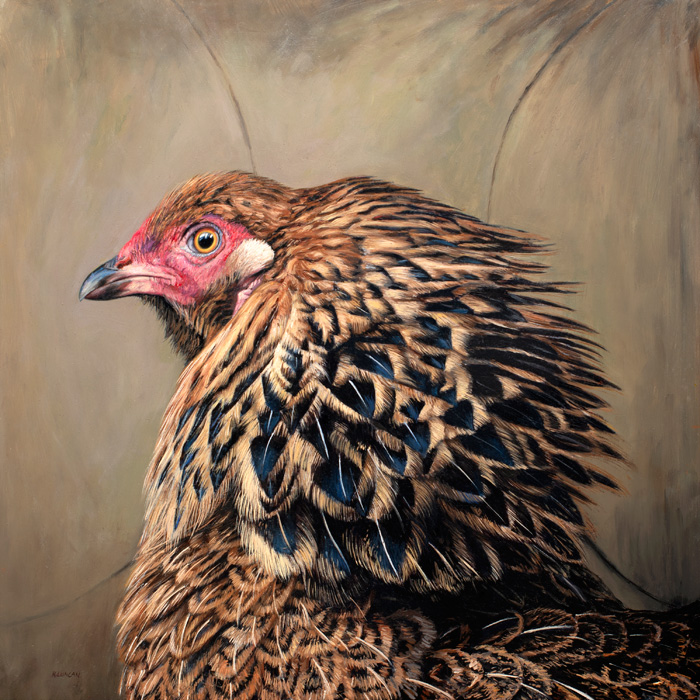 Chicken Painting a Finalist in National Competition REBECCA LUNCAN