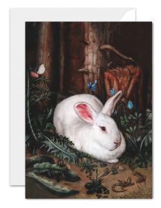 Rabbit in the Forest, after Hans Hoffmann greeting card