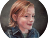 portrait miniatures of children painting of boy by Rebecca Luncan
