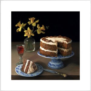 Carrot cake limited edition print by Rebecca Luncan