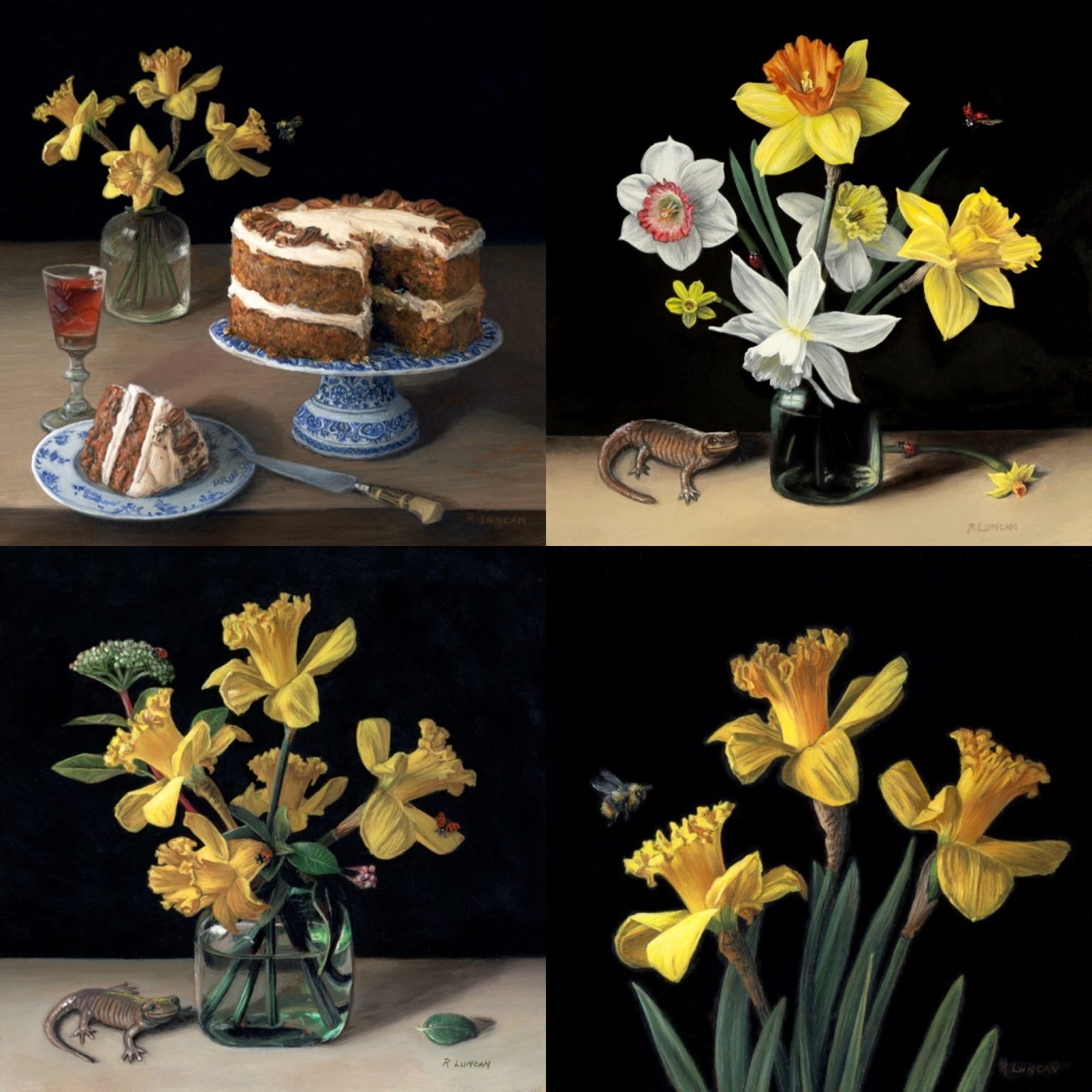 daffodil limited edition floral prints bt Rebecca Luncan